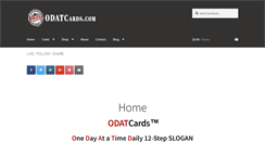 Desktop Screenshot of odatcards.com