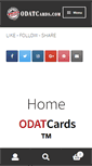 Mobile Screenshot of odatcards.com